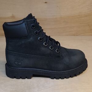 Timberland Premium 6-Inch Waterproof Boots in Black Leather